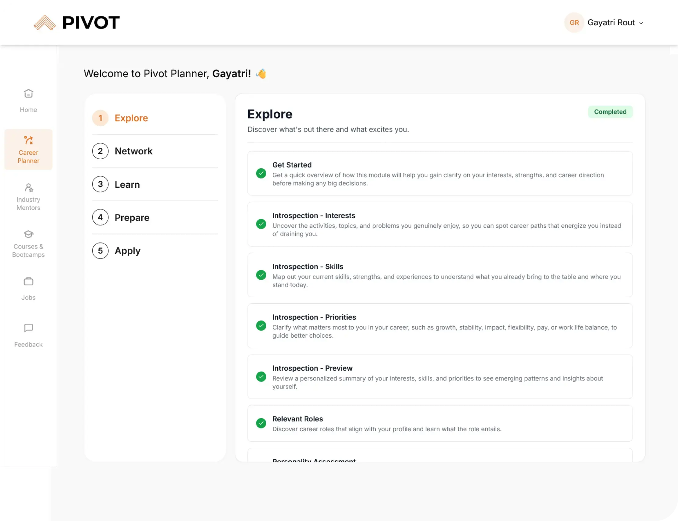 Gain clarity on your target role