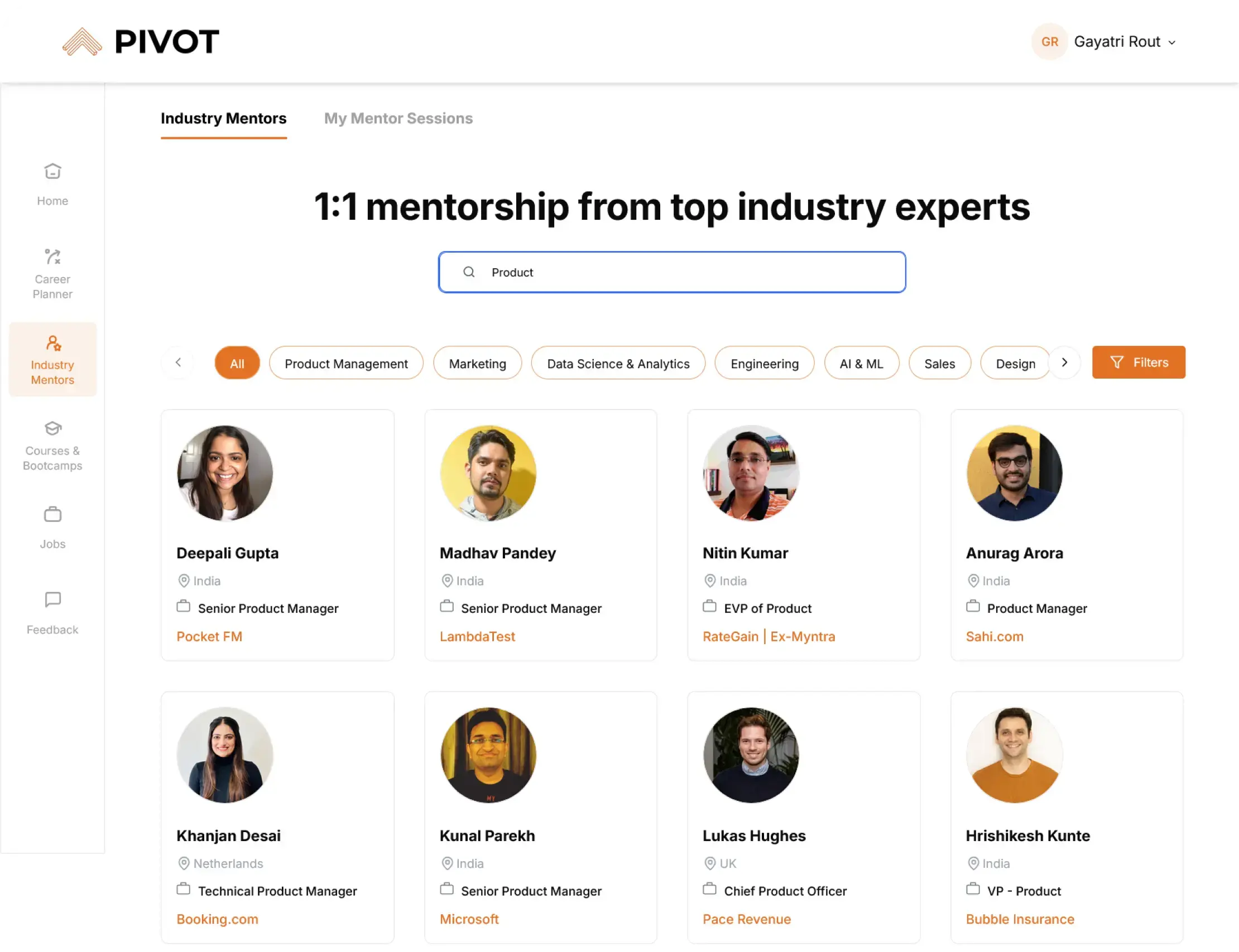 Connect with industry experts