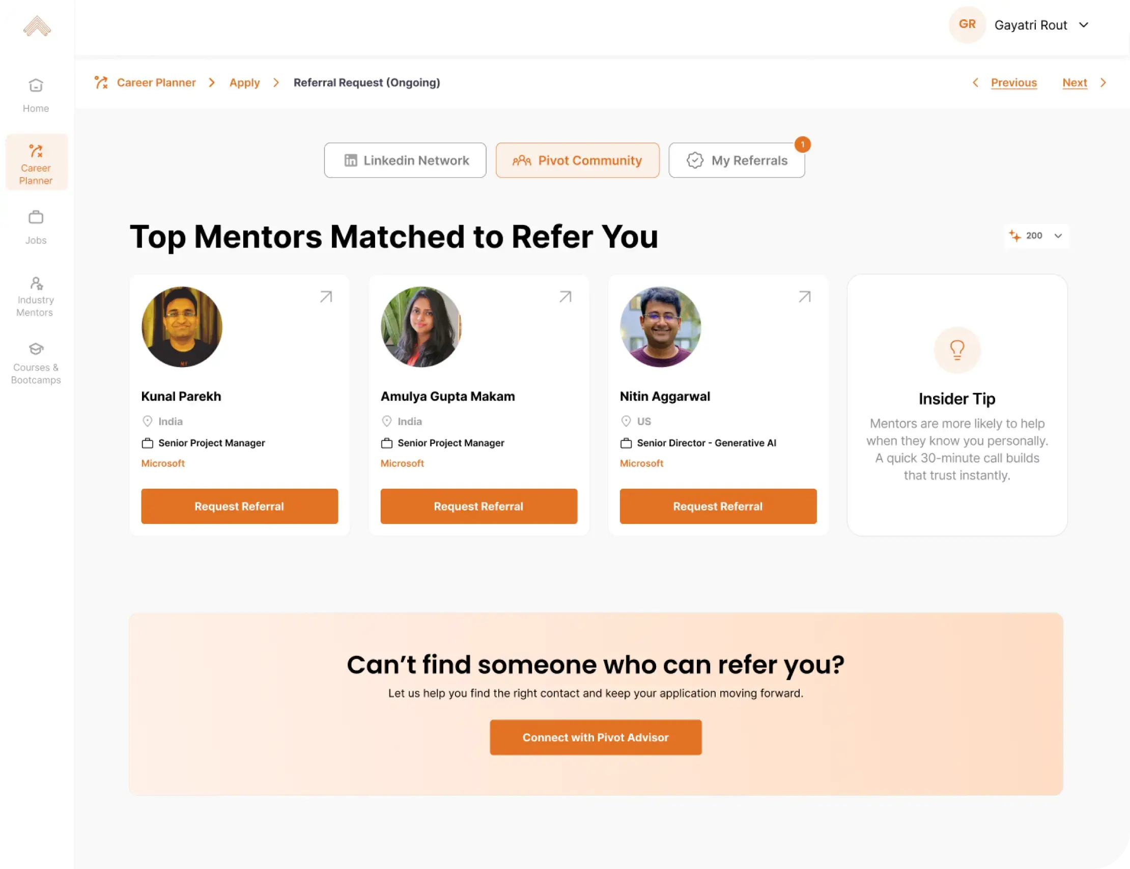 Land & negotiate your offer